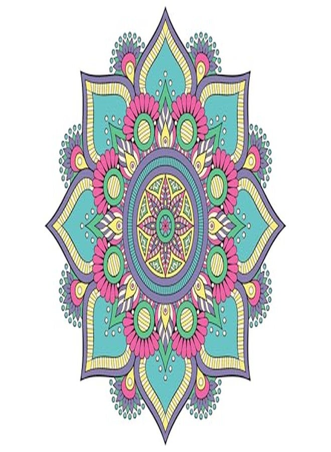 Art Kafe ملصق نقاط رانجولي من آرت كافيه (الحجم: 16 × 16 بوصة) - Image 2